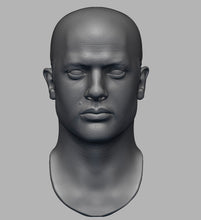 Load image into Gallery viewer, Rick O'Connell Bald with Neck 1/6th Head Sculpt