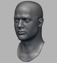 Load image into Gallery viewer, Rick O'Connell Bald with Neck 1/6th Head Sculpt