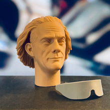 Load image into Gallery viewer, BTTF 2 Roads Doc with Glasses 1/6 - Sculpted Hair