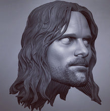 Load image into Gallery viewer, SH Ranger Sculpted Hair 1/6 Head Sculpt