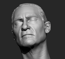 Load image into Gallery viewer, JPJ Bald Sad Dance 1/6 Head Sculpt