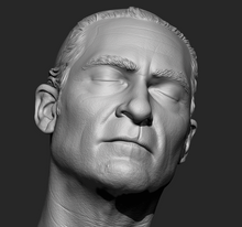 Load image into Gallery viewer, JPJ Bald Sad Dance 1/6 Head Sculpt