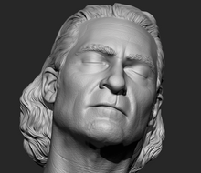 Load image into Gallery viewer, JPJ Haired Sad Dance 1/6 Head Sculpt