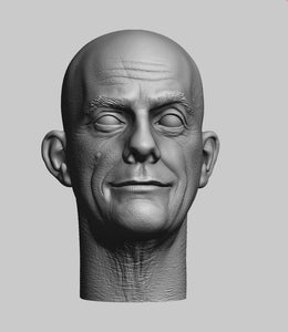 BTTF Older Smiling Doc 1/6 - Bald