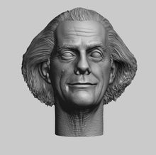 Load image into Gallery viewer, BTTF Older Smiling Doc 1/6 - Sculpted Hair
