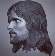 Load image into Gallery viewer, SH Ranger Sculpted Hair 1/6 Head Sculpt
