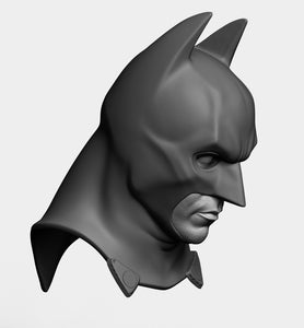 Fighting Cowl with neutral expression face plate