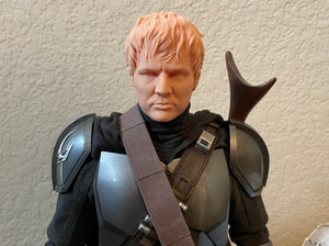Gunslinger 1/4 head sculpt; body used to show fit only - not included with purchase.
