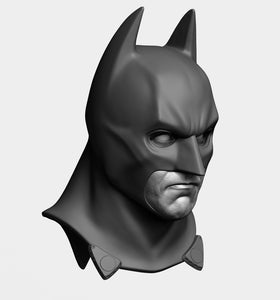 Hero Cowl with angry expression faceplate