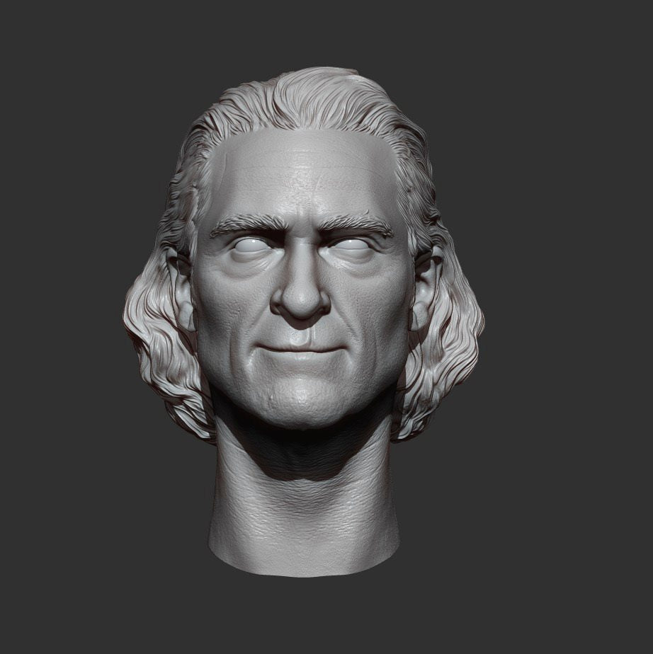 JPJ Fleck Sculpted Hair 1/6 Head Sculpt