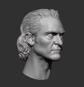 JPJ Serious Sculpted Hair 1/6 Head Sculpt