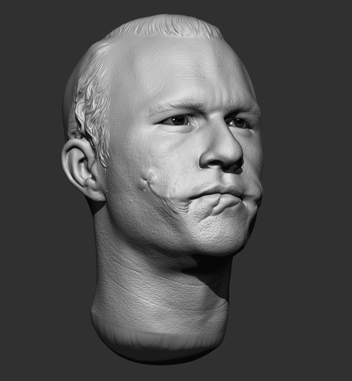 Mr. J 6.0 Bald 1/4 Head Sculpt