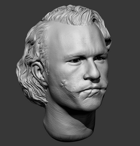 Mr. J 6.0 Sculpted Hair 1/4 Head Sculpt