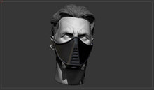 Load image into Gallery viewer, Ra&#39;s Al Gul Masked 1/6 Head Sculpt
