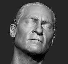 Load image into Gallery viewer, JPJ Bald Sad Dance 1/6 Head Sculpt
