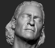 Load image into Gallery viewer, JPJ Haired Sad Dance 1/6 Head Sculpt
