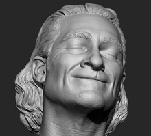 Load image into Gallery viewer, JPJ Haired Happy Dance 1/6 Head Sculpt
