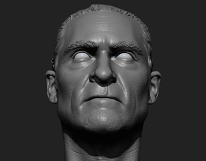 JPJ Serious Bald 1/6 Head Sculpt