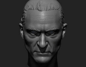 JPJ Serious Bald 1/6 Head Sculpt