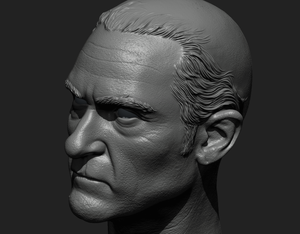 JPJ Serious Bald 1/6 Head Sculpt