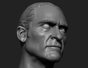 JPJ Serious Bald 1/6 Head Sculpt