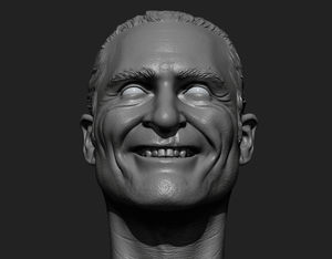 JPJ Smile Bald 1/6 Head Sculpt